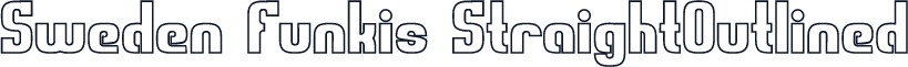 Sweden Funkis StraightOutlined