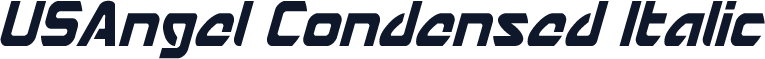 USAngel Condensed Italic