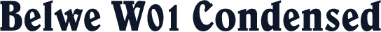 Belwe W01 Condensed