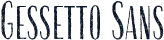 Gessetto Sans