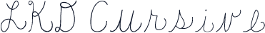 LKD Cursive