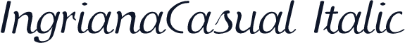 IngrianaCasual Italic