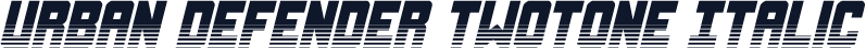 Urban Defender TwoTone Italic