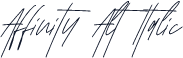 Affinity Alt Italic