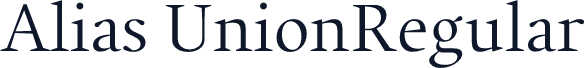Alias UnionRegular