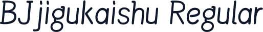 BJjigukaishu Regular