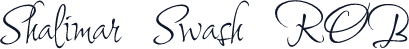 Shalimar Swash ROB