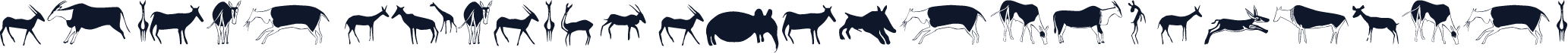 Afrika RockArt F Animals1 Regular