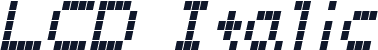 LCD Italic