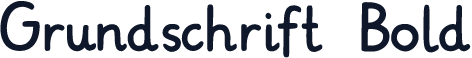 Grundschrift Bold