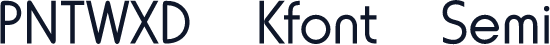 PNTWXD+Kfont-Semi