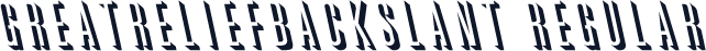 GreatReliefBackslant Regular