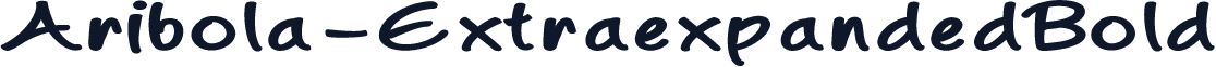 Aribola-ExtraexpandedBold