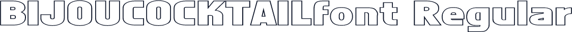 BIJOUCOCKTAILfont Regular