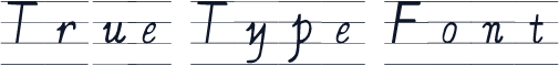 True Type Font