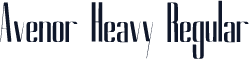 Avenor Heavy Regular
