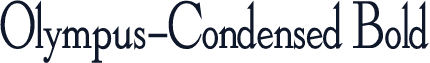 Olympus-Condensed Bold
