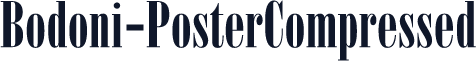 Bodoni-PosterCompressed