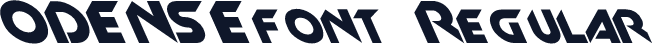 ODENSEfont Regular