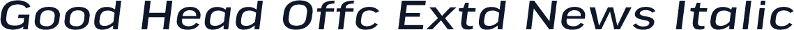 Good Head Offc Extd News Italic