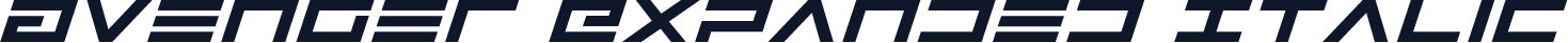 Avenger Expanded Italic
