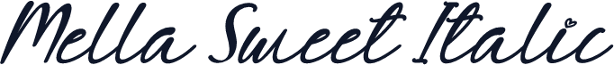 Mella Sweet Italic