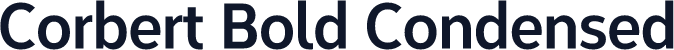 Corbert Bold Condensed