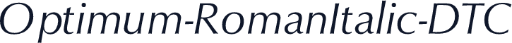 Optimum-RomanItalic-DTC