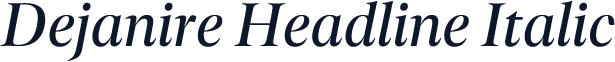 Dejanire Headline Italic