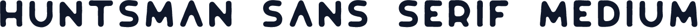 Huntsman Sans Serif Medium