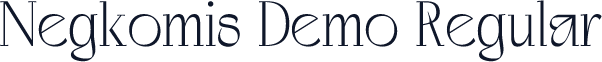 Negkomis Demo Regular