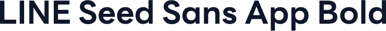 LINE Seed Sans App Bold