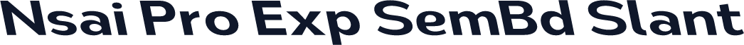 Nsai Pro Exp SemBd Slant