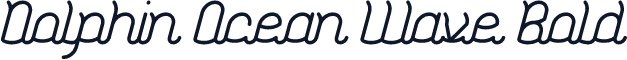 Dolphin Ocean Wave Bold