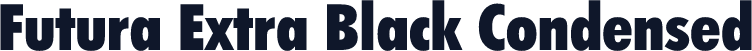 Futura Extra Black Condensed