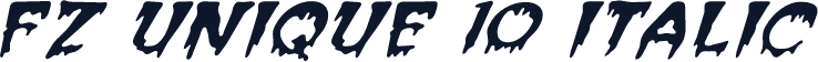 FZ UNIQUE 10 ITALIC