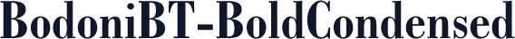 BodoniBT-BoldCondensed