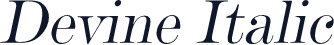 Devine Italic
