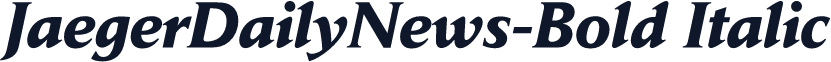 JaegerDailyNews-Bold Italic