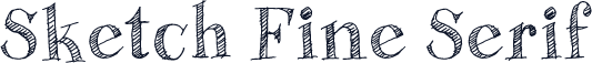Sketch Fine Serif