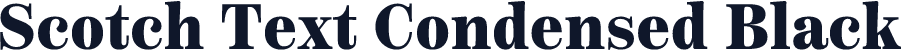 Scotch Text Condensed Black
