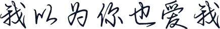 我以为你也爱我