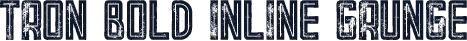 Tron Bold Inline Grunge