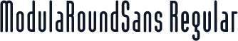 ModulaRoundSans Regular