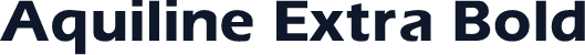 Aquiline Extra Bold