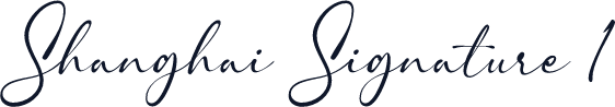 Shanghai Signature 1