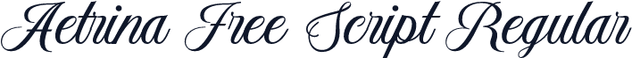 Aetrina Free Script Regular