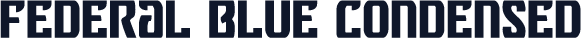 Federal Blue Condensed