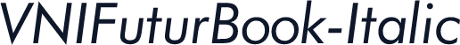 VNIFuturBook-Italic