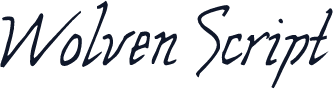 Wolven Script